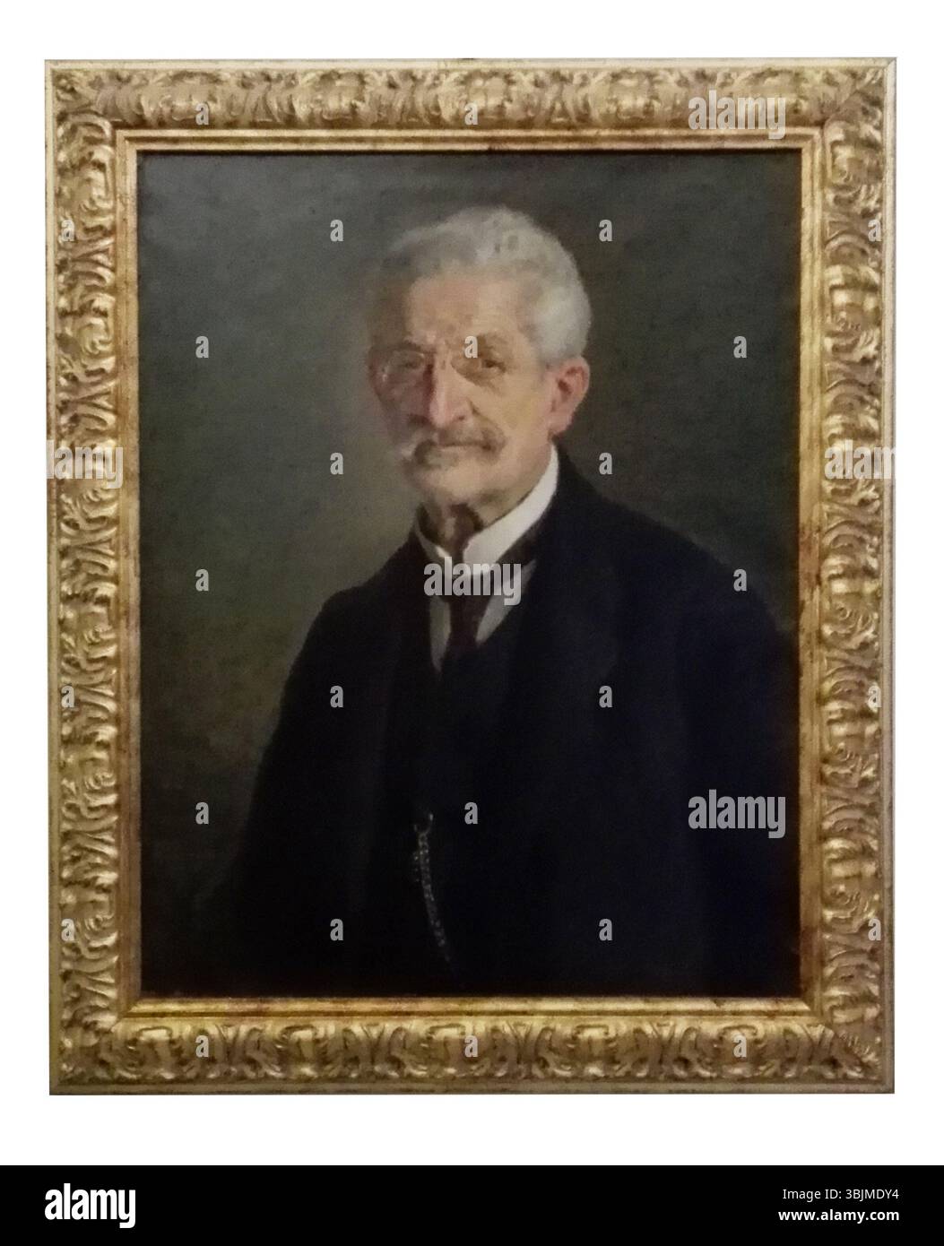 Il dipinto senza titolo di Pasquale Celommi del 1910-1920 mostra la sua maestria nel catturare l'essenza dei suoi soggetti con dettagli naturalistici. Il pezzo esemplifica l'attenzione di Celommi sull'emozione e sull'espressione umana. Foto Stock