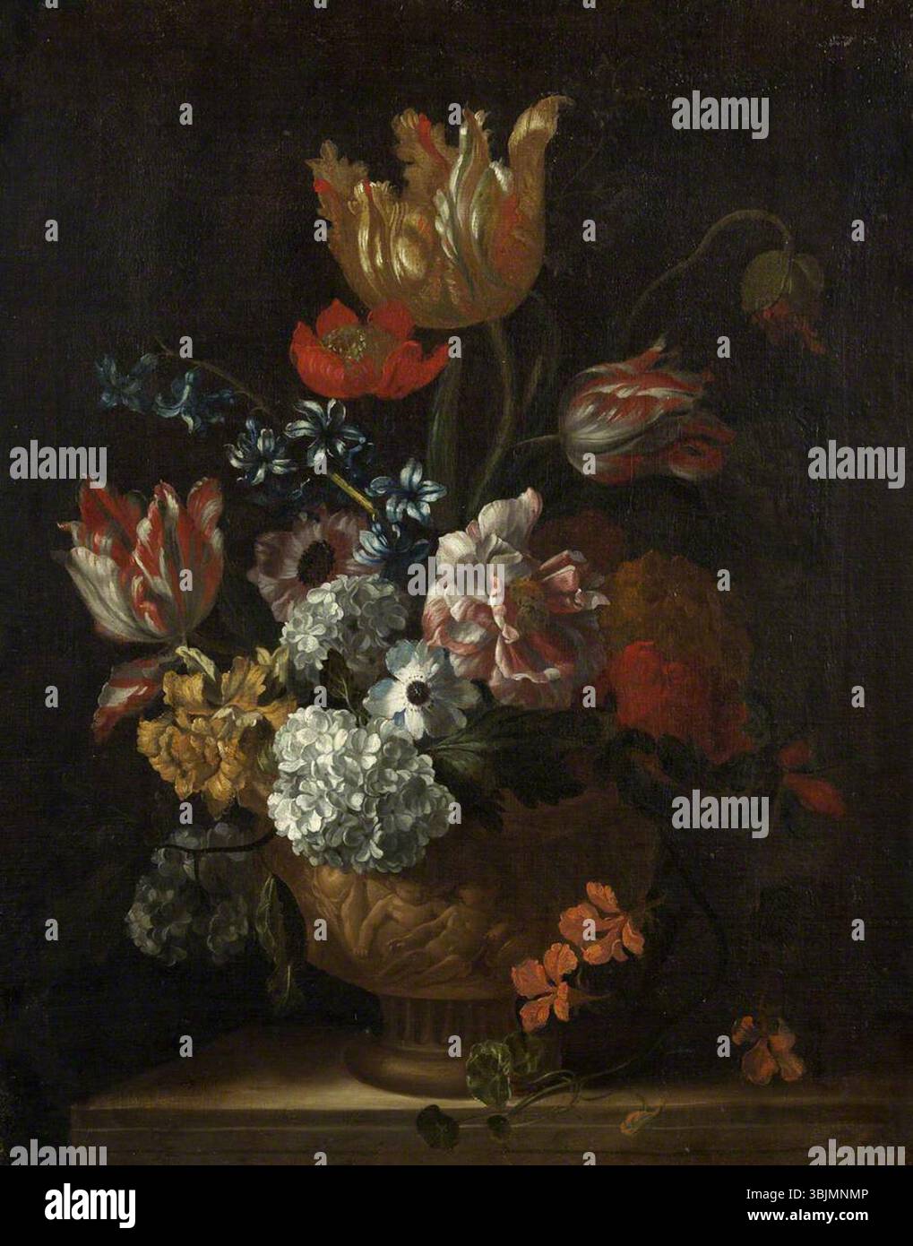 Monnoyer, Jean-Baptiste; pezzo di fiori; musei, gallerie e archivi di Bristol; http://www.artuk.org/artworks/flower-piece-188803 Foto Stock