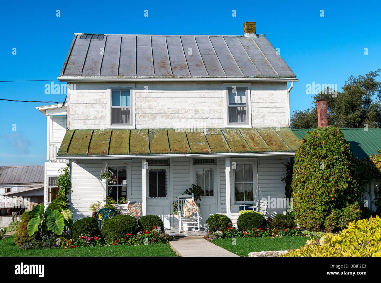 Pittoresca fattoria nella contea di Lancaster. Foto Stock