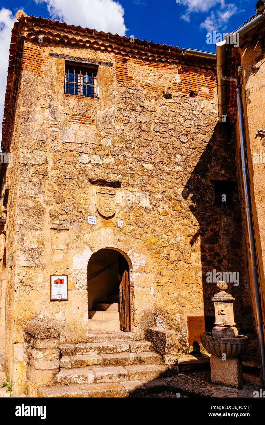 La prigione del Villaggio. Pedraza, Segovia, Castilla y León, Spagna, Europa Foto Stock