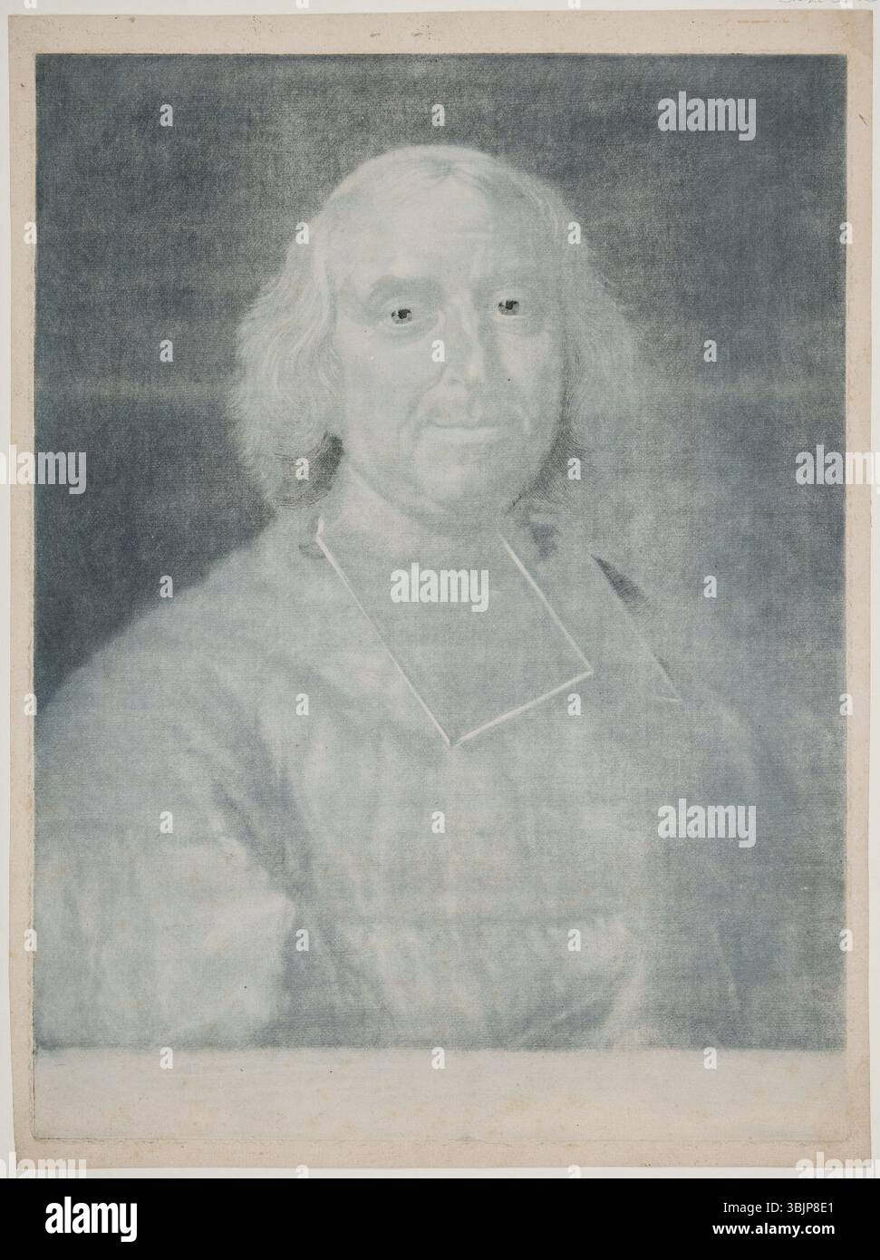 Jakob Christof le Blon, Cardinale André Hercule de Fleury, 1738, Foto Stock