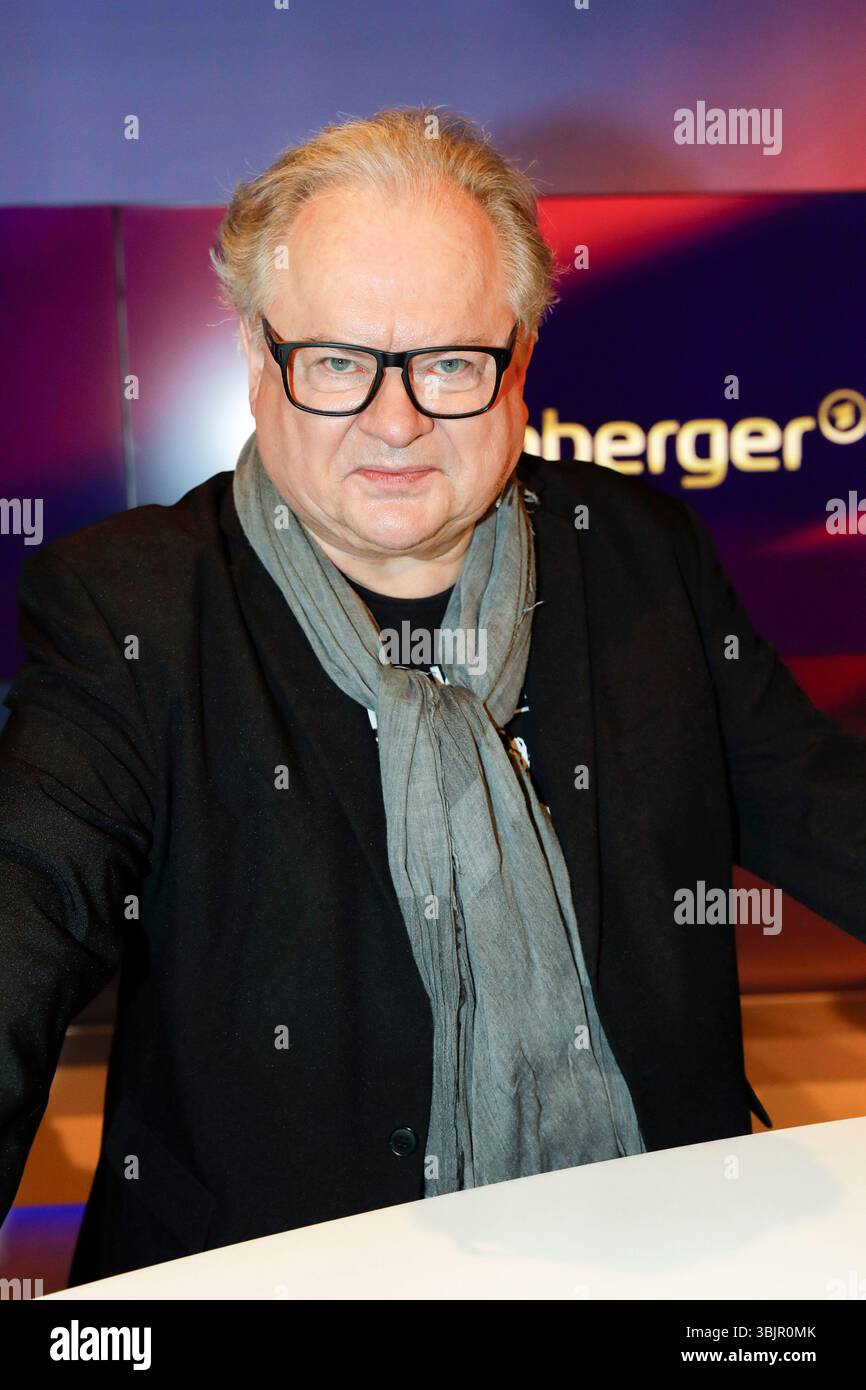 Heinz Rudolf Kunze in der ARD-Talkshow 'maischberger' im WDR Studio B. Köln, 28.11.2023 Foto Stock