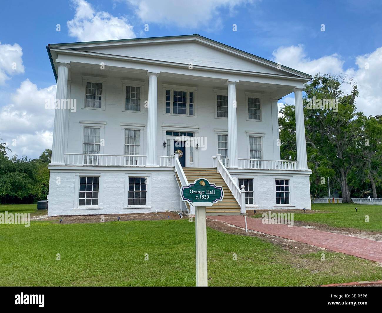 Orange Hall, St. Marys, Georgia - Immagine stock catturata con smartphone