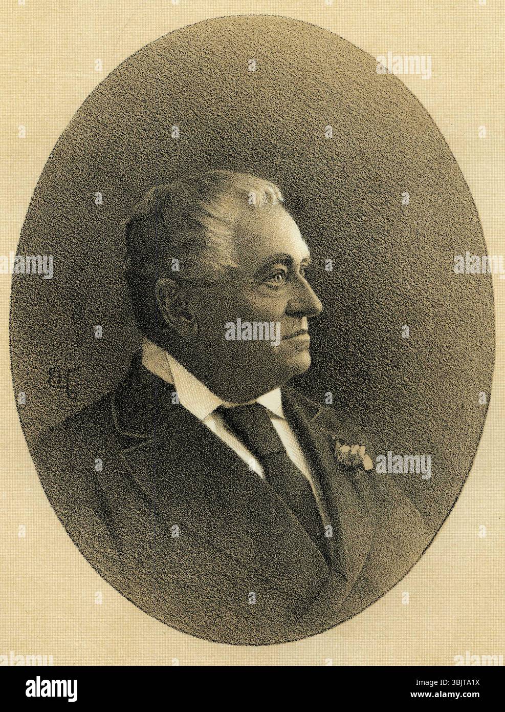 William Bede Dalley (1831 – 1888), politico e avvocato australiano e primo australiano nominato membro del Consiglio privato del Regno Unito. Foto Stock