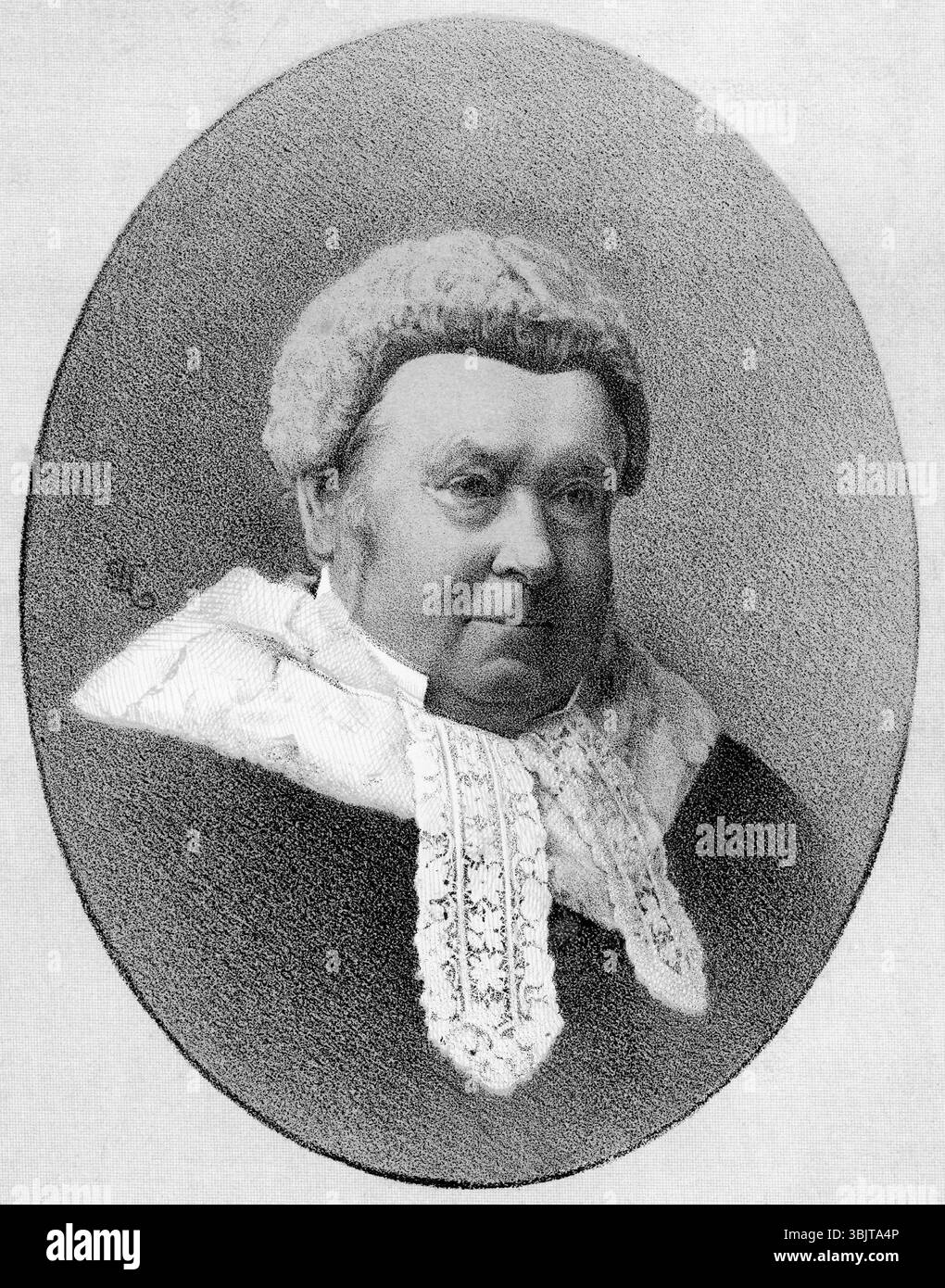 Sir James Martin, QC (1820 – 1886) è stato tre volte Premier del nuovo Galles del Sud e Chief Justice del nuovo Galles del Sud dal 1873 al 1886. Foto Stock