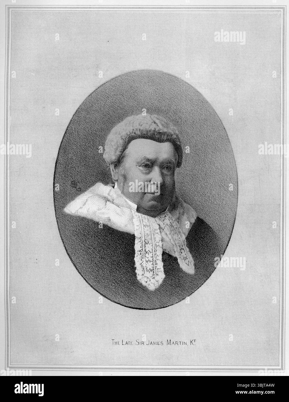 Sir James Martin, QC (1820 – 1886) è stato tre volte Premier del nuovo Galles del Sud e Chief Justice del nuovo Galles del Sud dal 1873 al 1886. Foto Stock
