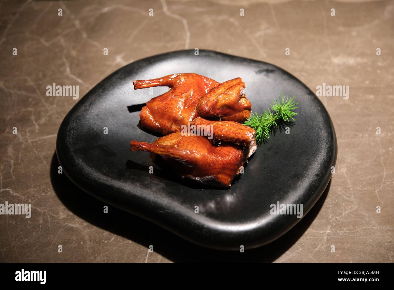 carne di piccione arrosto. Cibo cinese Foto Stock