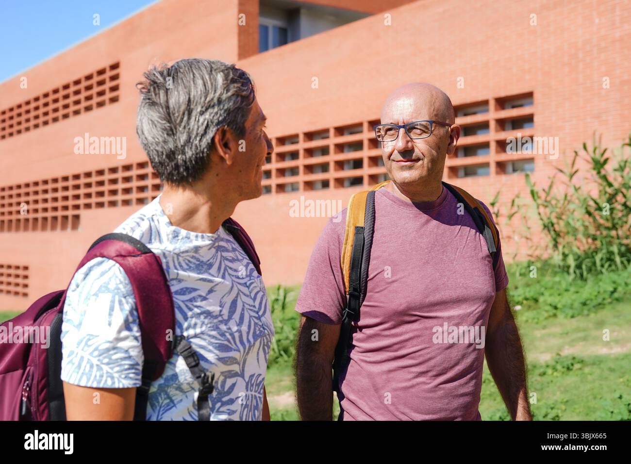 formazione continua per gli anziani all'università Foto Stock