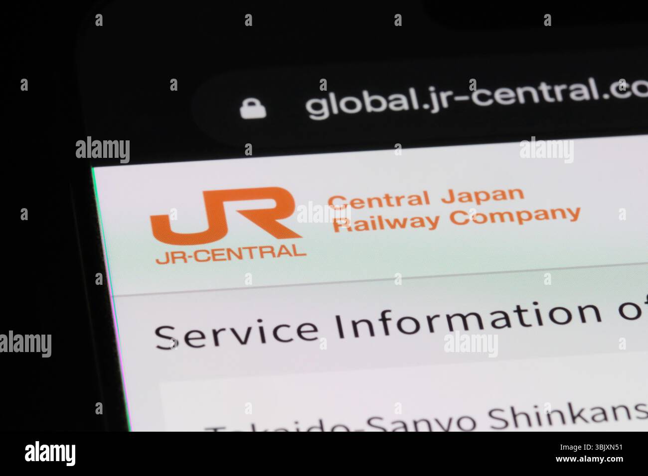 Shanghai, Cina - 12 giugno 2025: Logo JR Central Japan Railway Company Foto Stock