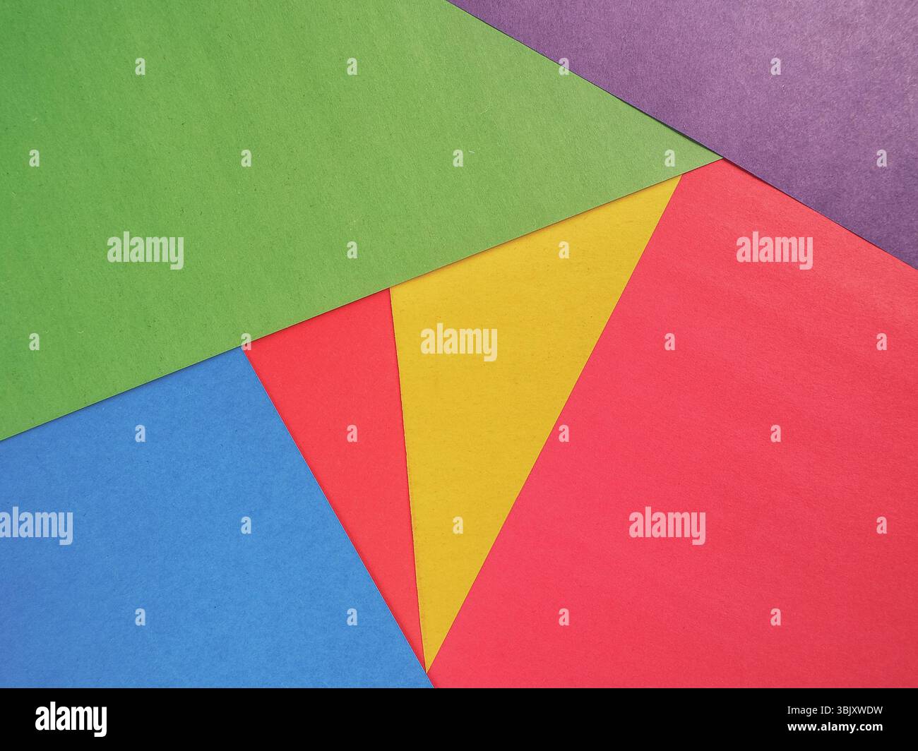 Carta a colori astratta e sfondo di carta colorata. Foto Stock