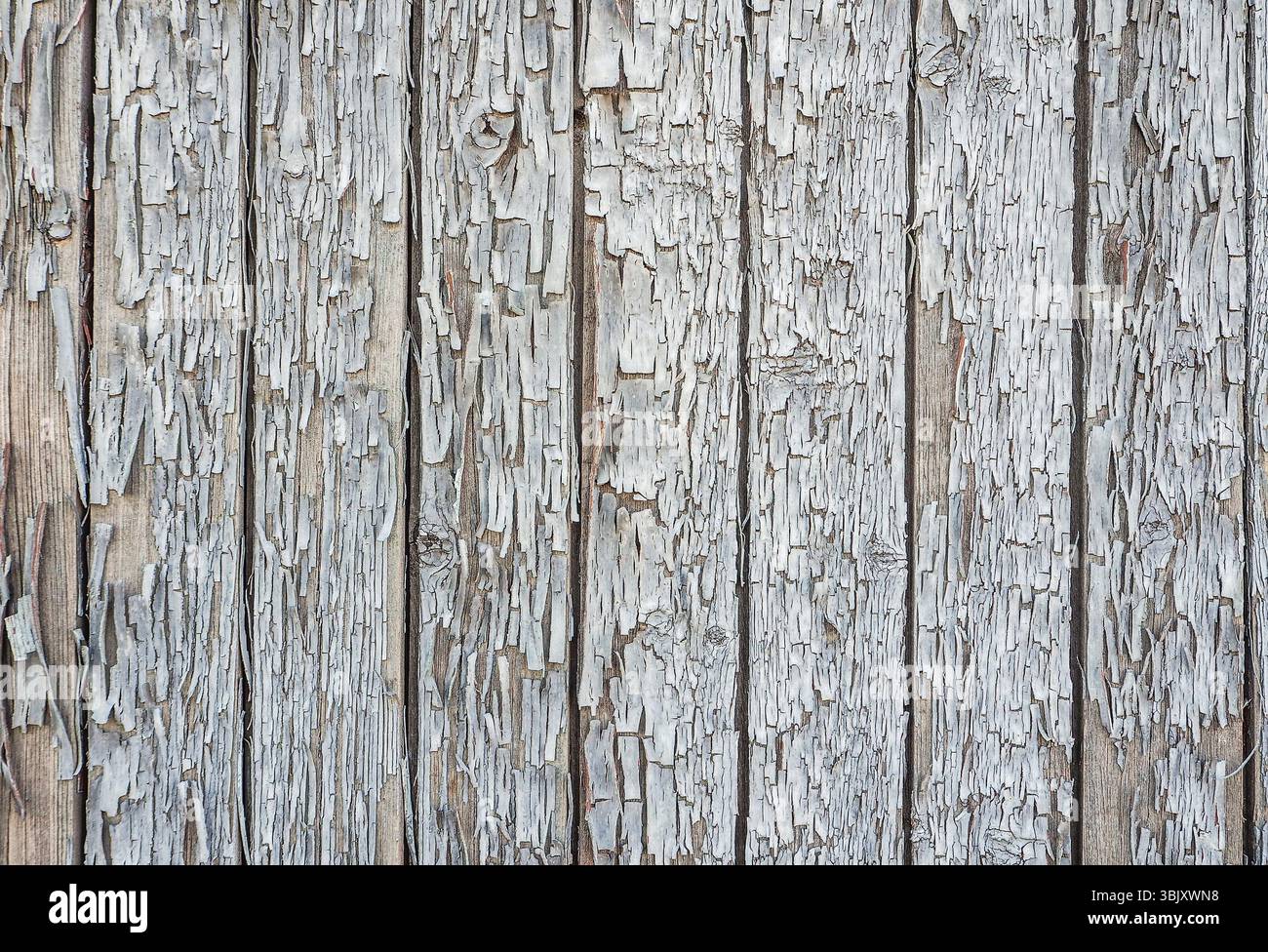 Sfondo in legno. Struttura del legno resistente agli agenti atmosferici. Superficie rustica astratta. Foto Stock