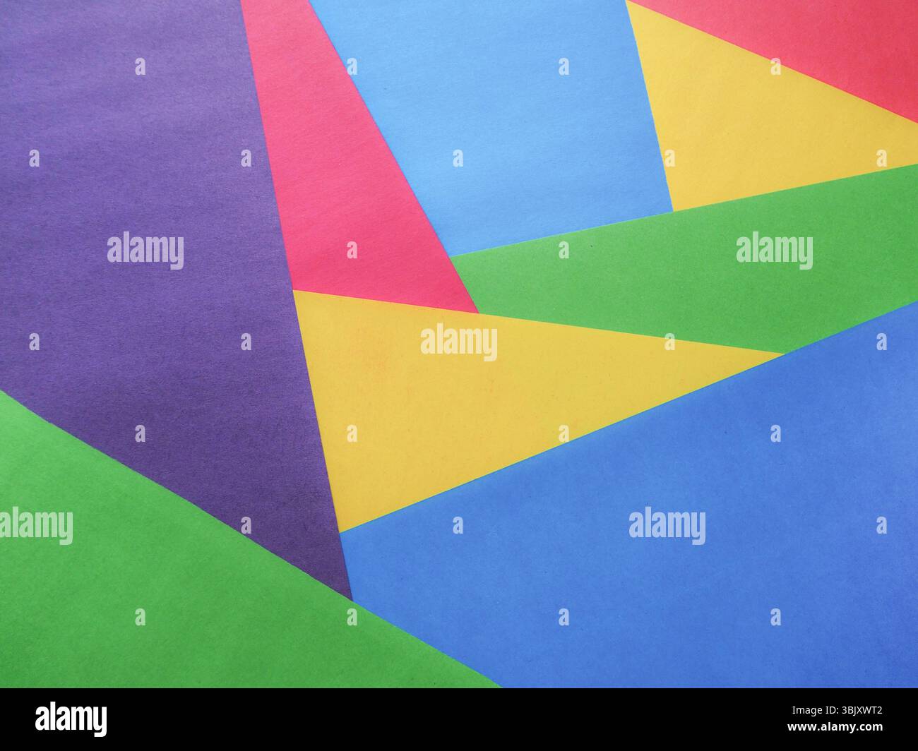 Carta a colori astratta e sfondo di carta colorata. Foto Stock
