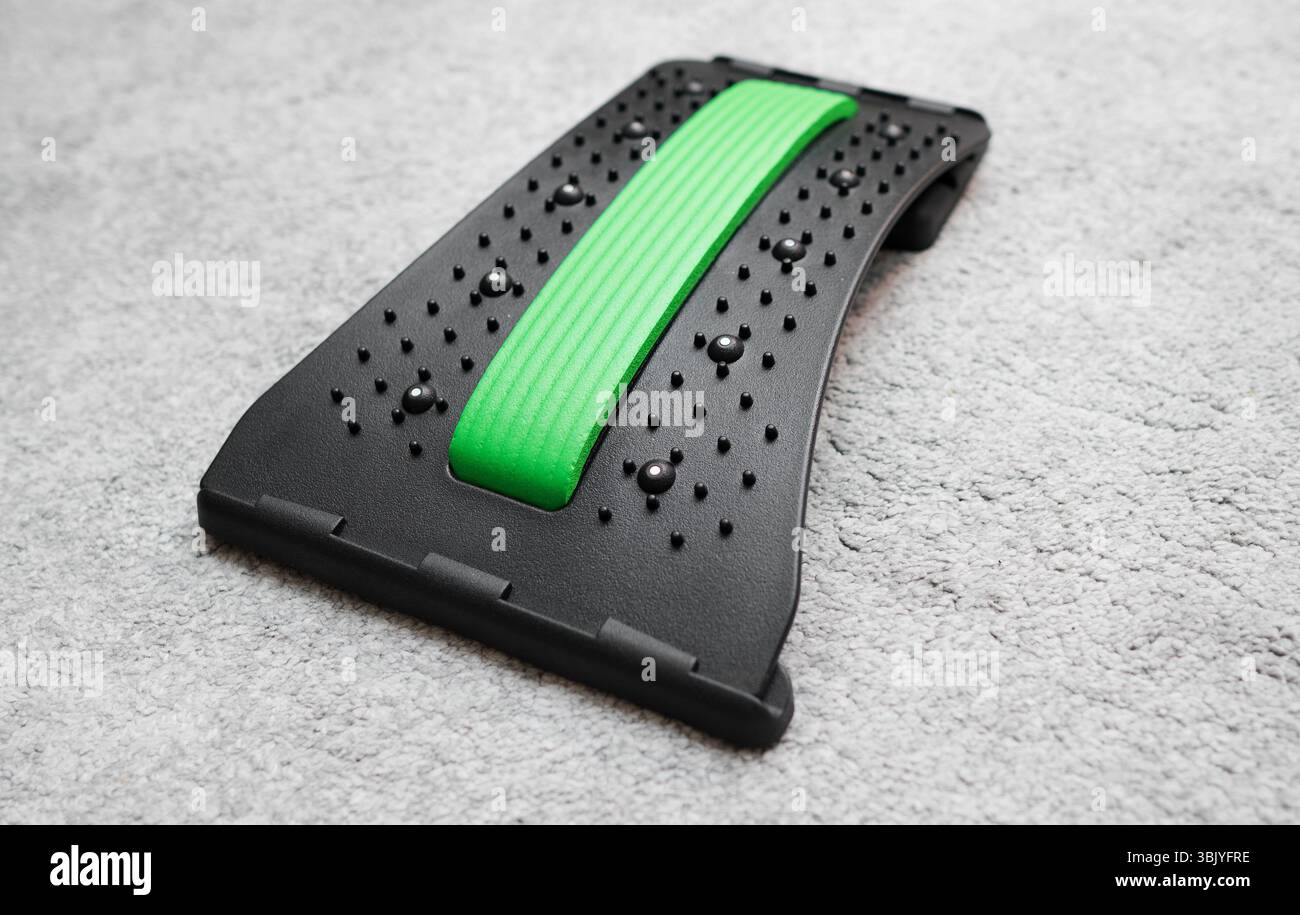 Foto dell'attrezzatura portatile per la barella posteriore. Foto Stock