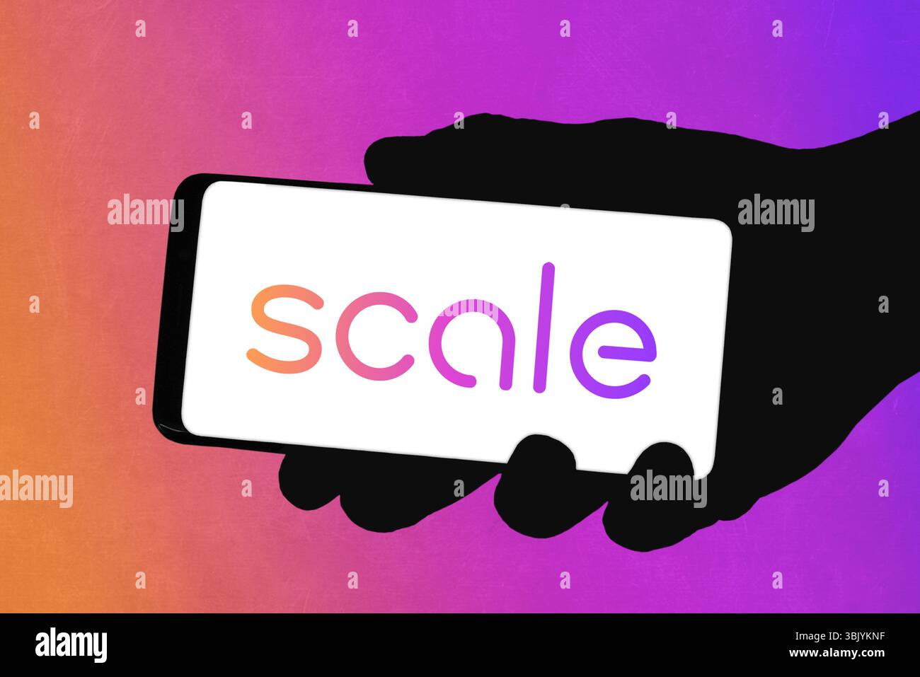 Scale ai è un'azienda di annotazioni di dati Foto Stock