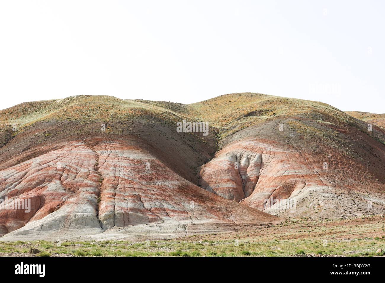 Colline colorate dell'Azerbaigian Foto Stock