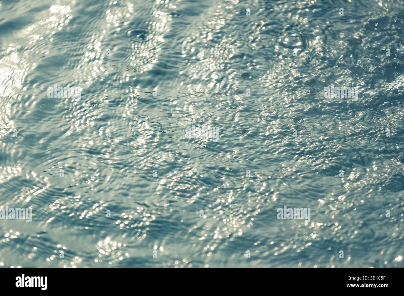 Foto di primo piano dello sfondo dell'acqua astratta Foto Stock