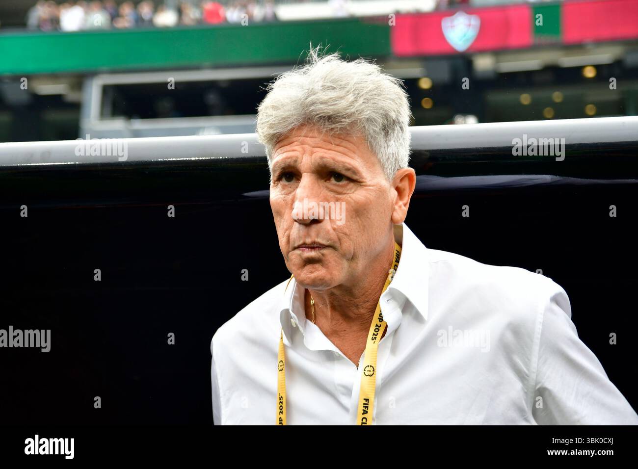 NUOVA maglia (NY), 06/17/2025 - CLUB WORLD CUP/FLUMINENSE X BORUSSIA DORTMUND (GER) - Renato Gaúcho di Fluminense , durante la partita tra FLUMINENSE X BORUSSIA DORTMUND (GER), valida per il primo round della fase a gironi della Coppa del mondo FIFA Club 2025, tenutasi al MetLife Stadium di New York, nel pomeriggio di questo martedì 17. (Foto: Eduardo Carmim/Alamy Live News) Foto Stock