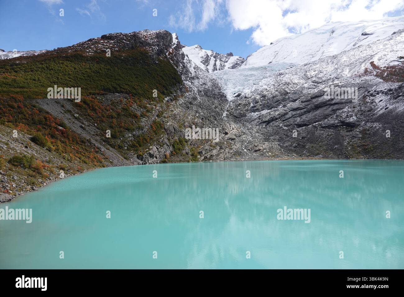 Lago Huemul in autunno, El Chalten, Argentina Foto Stock
