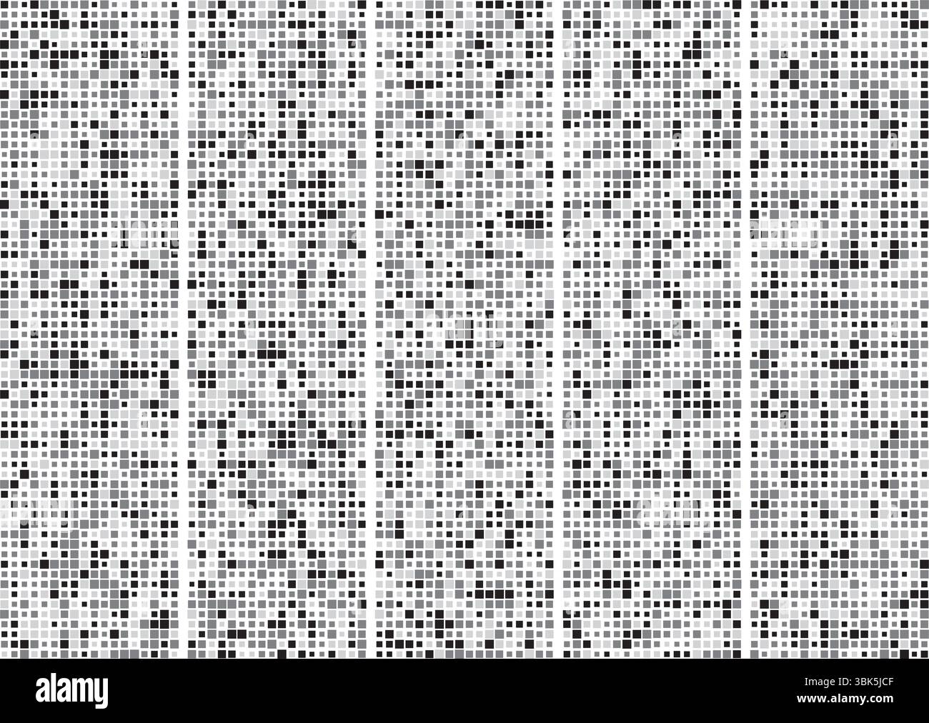 Background concettuale tecnico digitale dei quadrati di tela. Vettore Illustrazione Vettoriale