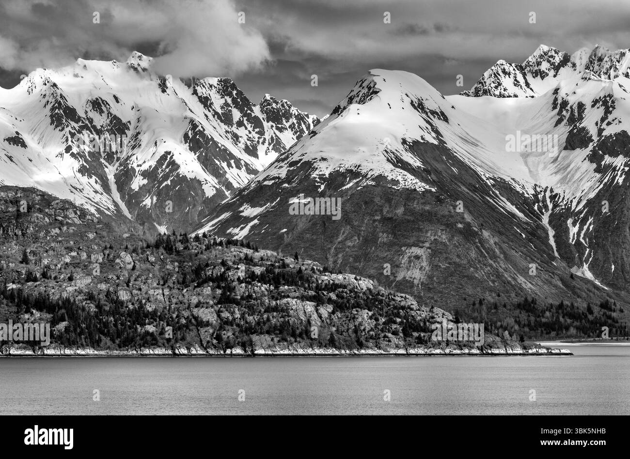 Parco Nazionale di Glacier Bay, Alaska, STATI UNITI D'AMERICA Foto Stock