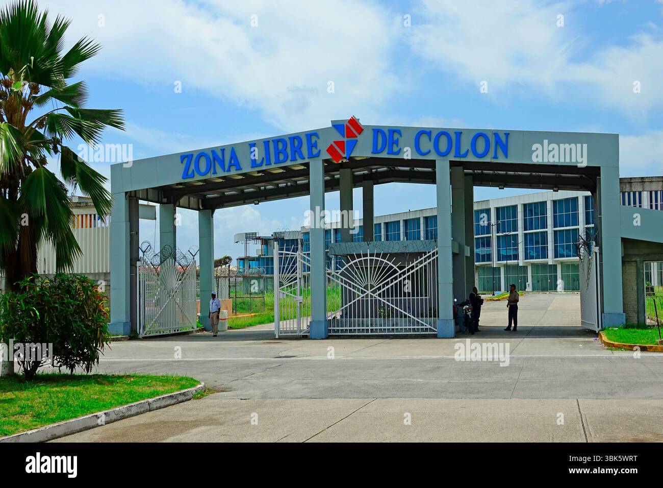 zona Libre Colon Panama Central America Canal Gatun Lake Atlantic Pacific International Trade Shipping Goods. Creato nel 05.20.25 Foto Stock