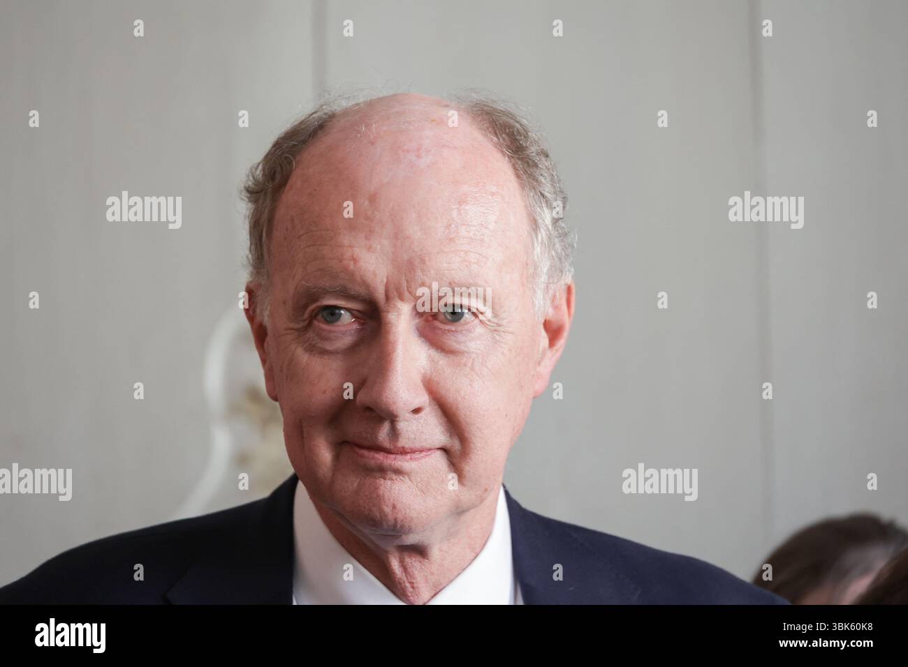 Parigi, Francia. 18 giugno 2025. Yves de Gaulle - Rachida dati, Ministro della Cultura - inaugurazione della presentazione del manoscritto dell'appello del generale de Gaulle del 18 giugno presso l'Archivio Nazionale il 18 giugno 2025 a Parigi, Francia. Foto di Nasser Berzane/ABACAPRESS.COM credito: Abaca Press/Alamy Live News Foto Stock