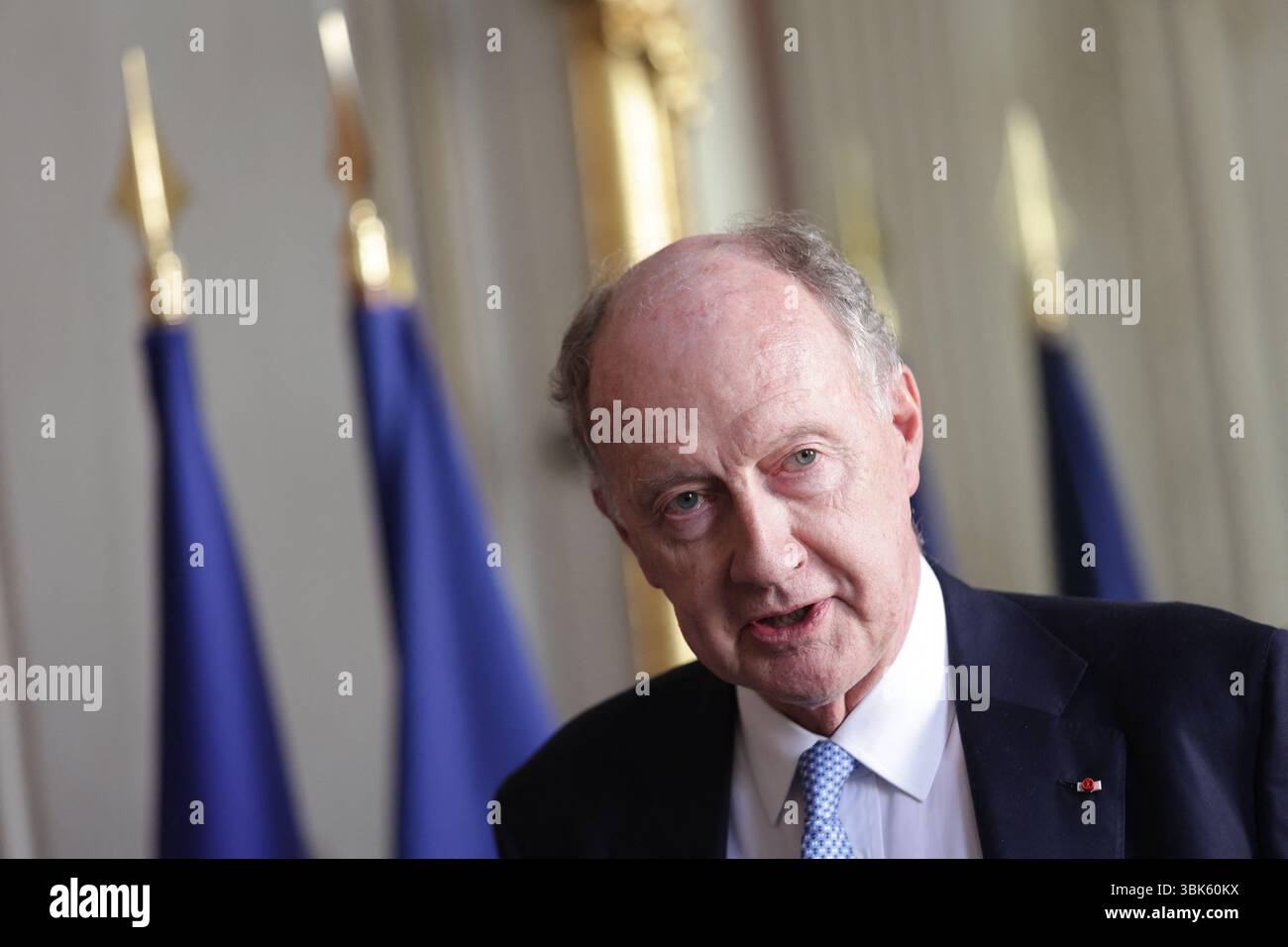 Parigi, Francia. 18 giugno 2025. Yves de Gaulle - Rachida dati, Ministro della Cultura - inaugurazione della presentazione del manoscritto dell'appello del generale de Gaulle del 18 giugno presso l'Archivio Nazionale il 18 giugno 2025 a Parigi, Francia. Foto di Nasser Berzane/ABACAPRESS.COM credito: Abaca Press/Alamy Live News Foto Stock