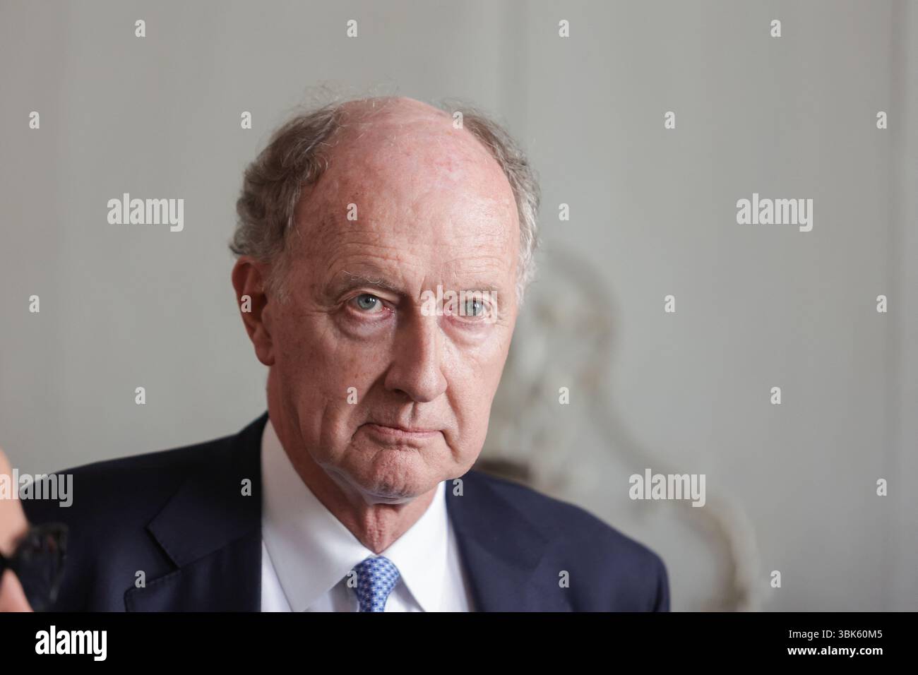 Parigi, Francia. 18 giugno 2025. Yves de Gaulle - Rachida dati, Ministro della Cultura - inaugurazione della presentazione del manoscritto dell'appello del generale de Gaulle del 18 giugno presso l'Archivio Nazionale il 18 giugno 2025 a Parigi, Francia. Foto di Nasser Berzane/ABACAPRESS.COM credito: Abaca Press/Alamy Live News Foto Stock