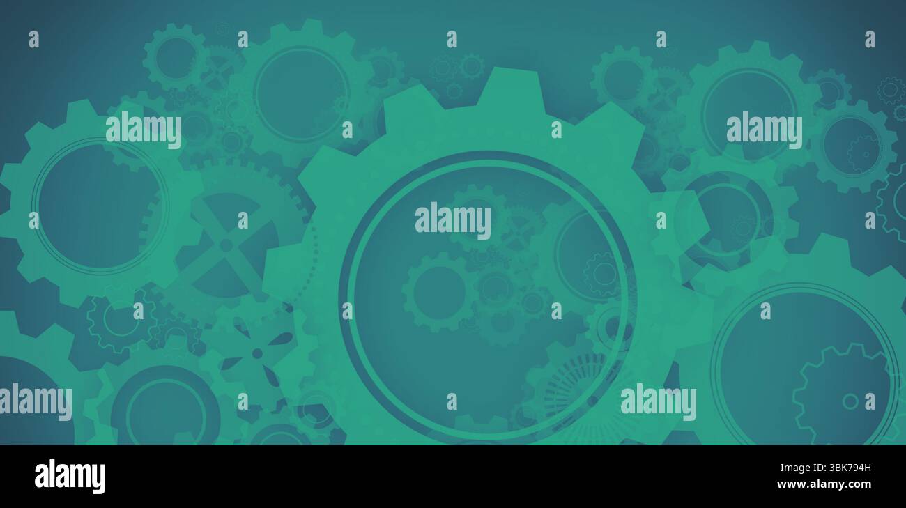 Primo piano dell'icona meccanica Foto Stock