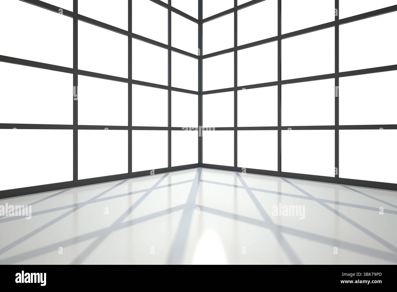 Camera coperta con windows Foto Stock