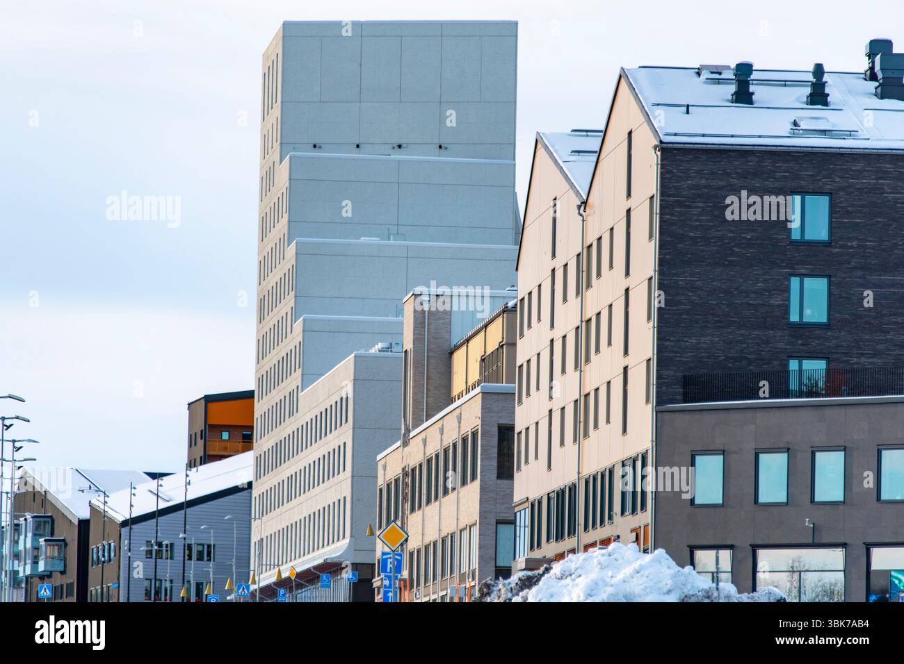 Città di Kiruna - Svezia Foto Stock