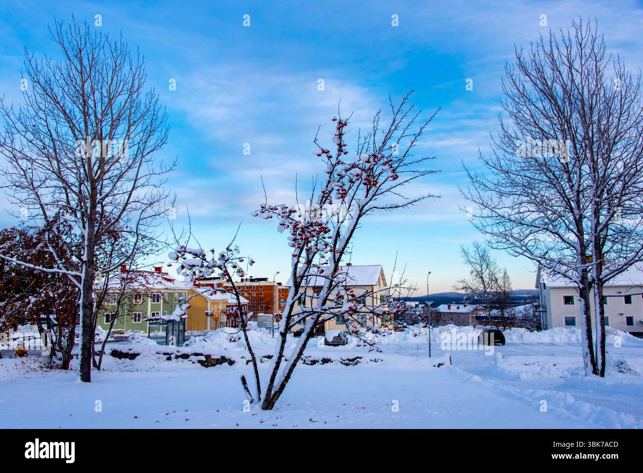 Città di Kiruna - Svezia Foto Stock