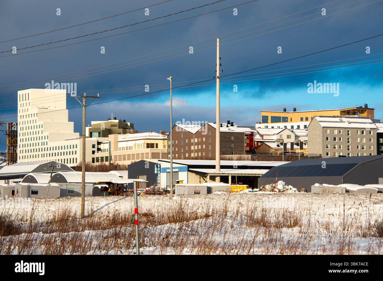 Città di Kiruna - Svezia Foto Stock