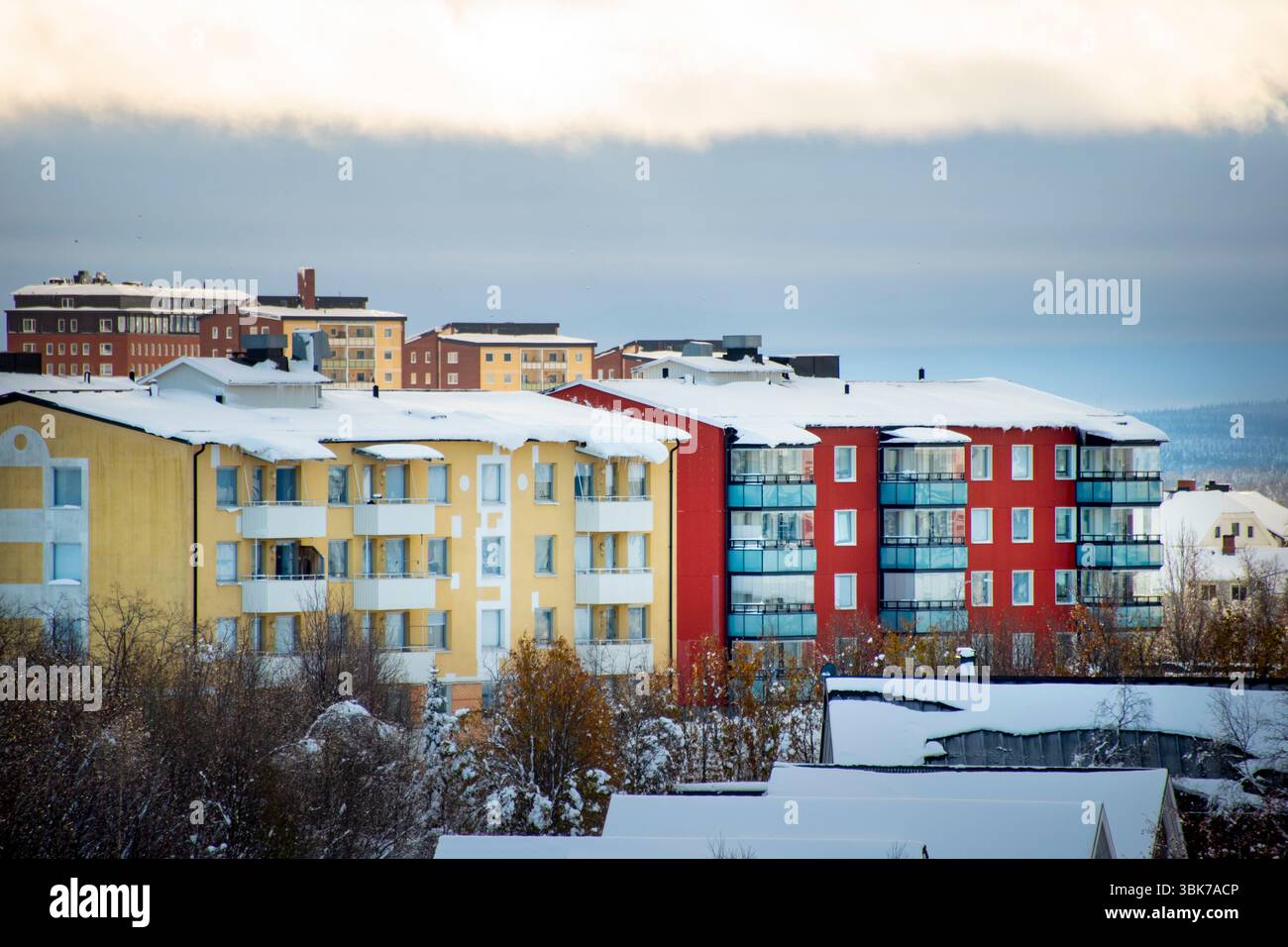 Città di Kiruna - Svezia Foto Stock
