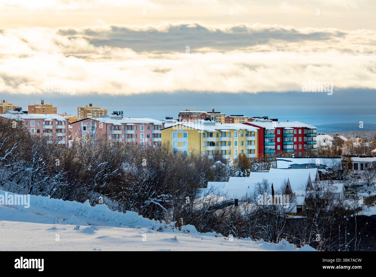 Città di Kiruna - Svezia Foto Stock