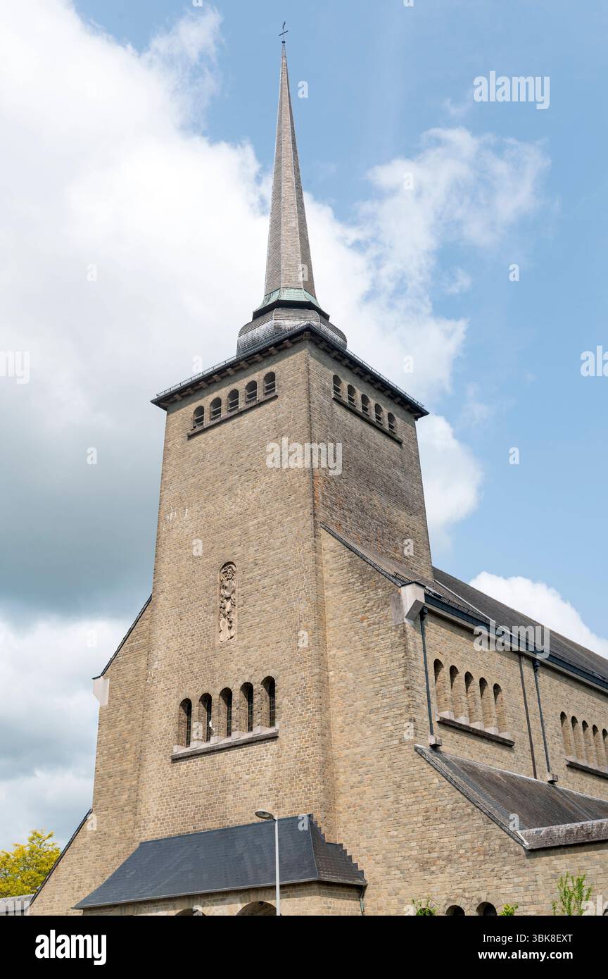St Vith Belgio giugno 2025 Kirche Sankt Vith St Vitus Church. Foto Stock
