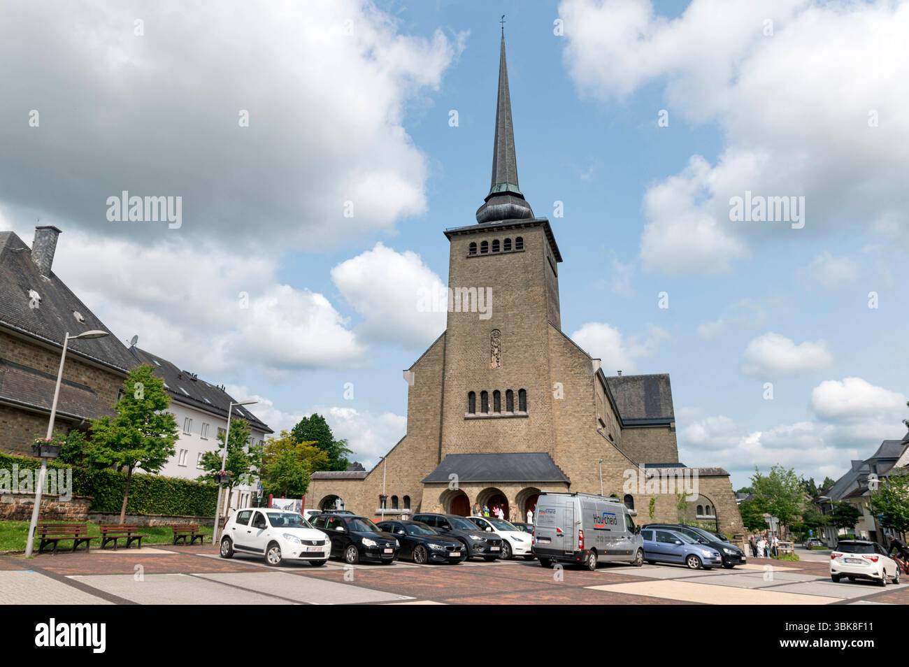 St Vith Belgio giugno 2025 Kirche Sankt Vith St Vitus Church. Foto Stock