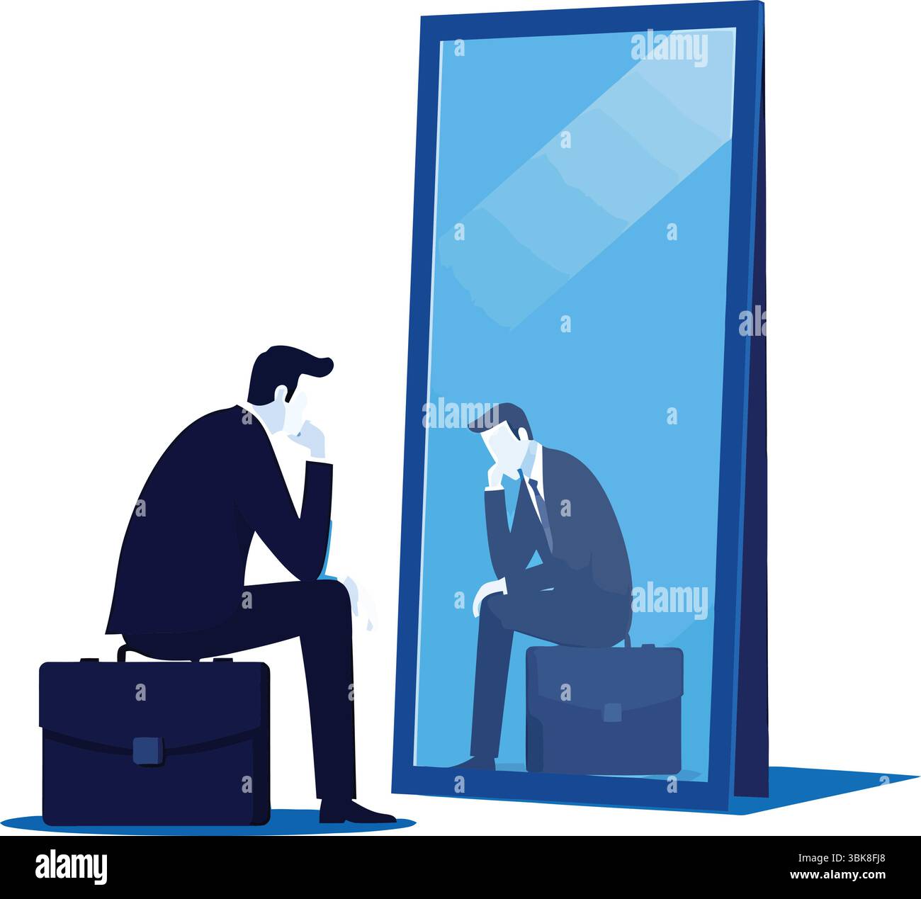 Profilo della riunione di lavoro con presentazione nella sala riunioni dell'ufficio Illustrazione Vettoriale