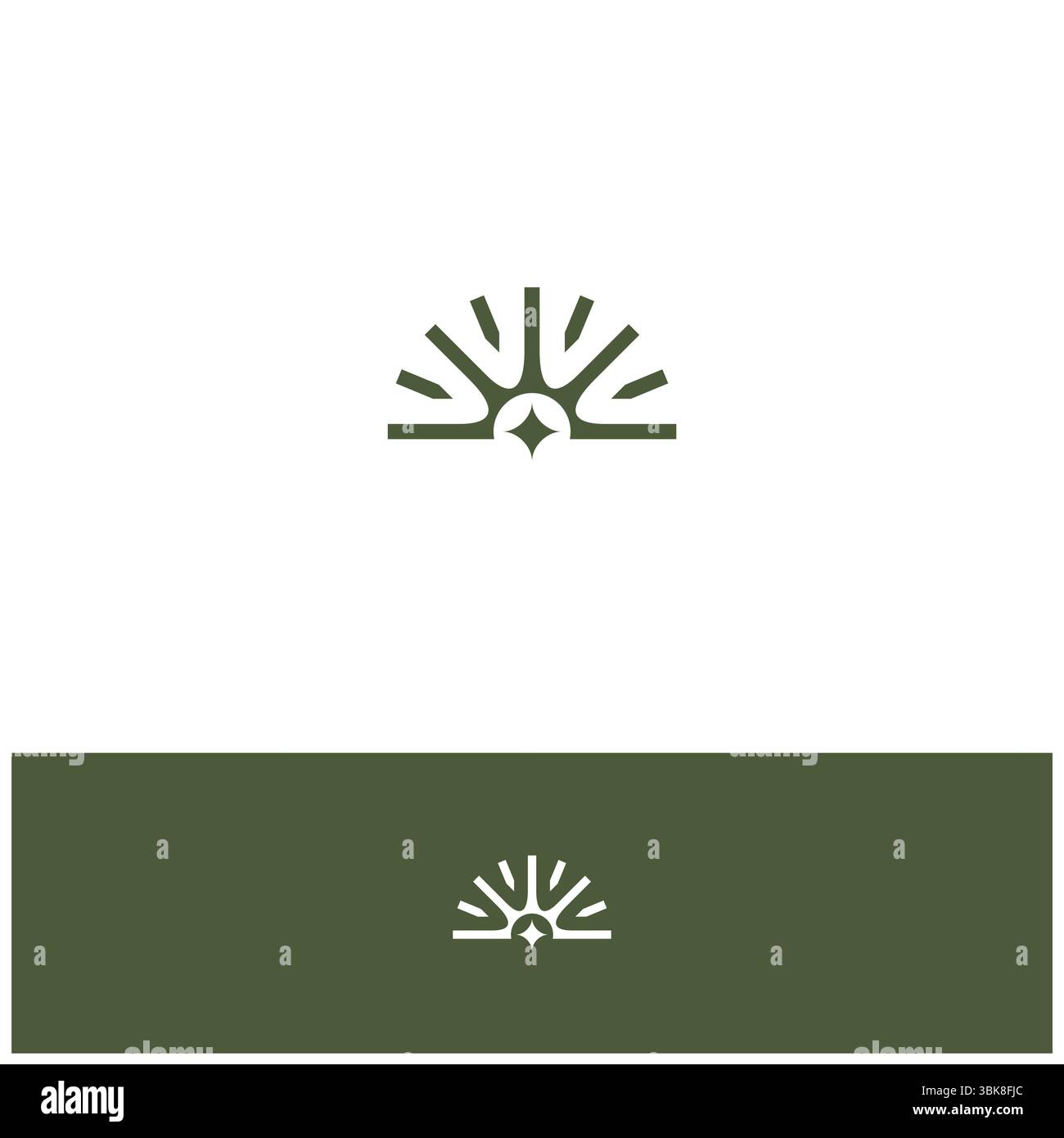 Sfondo del modello di stile a forma di metà Sole e stelle. Illustrazione vettoriale Illustrazione Vettoriale