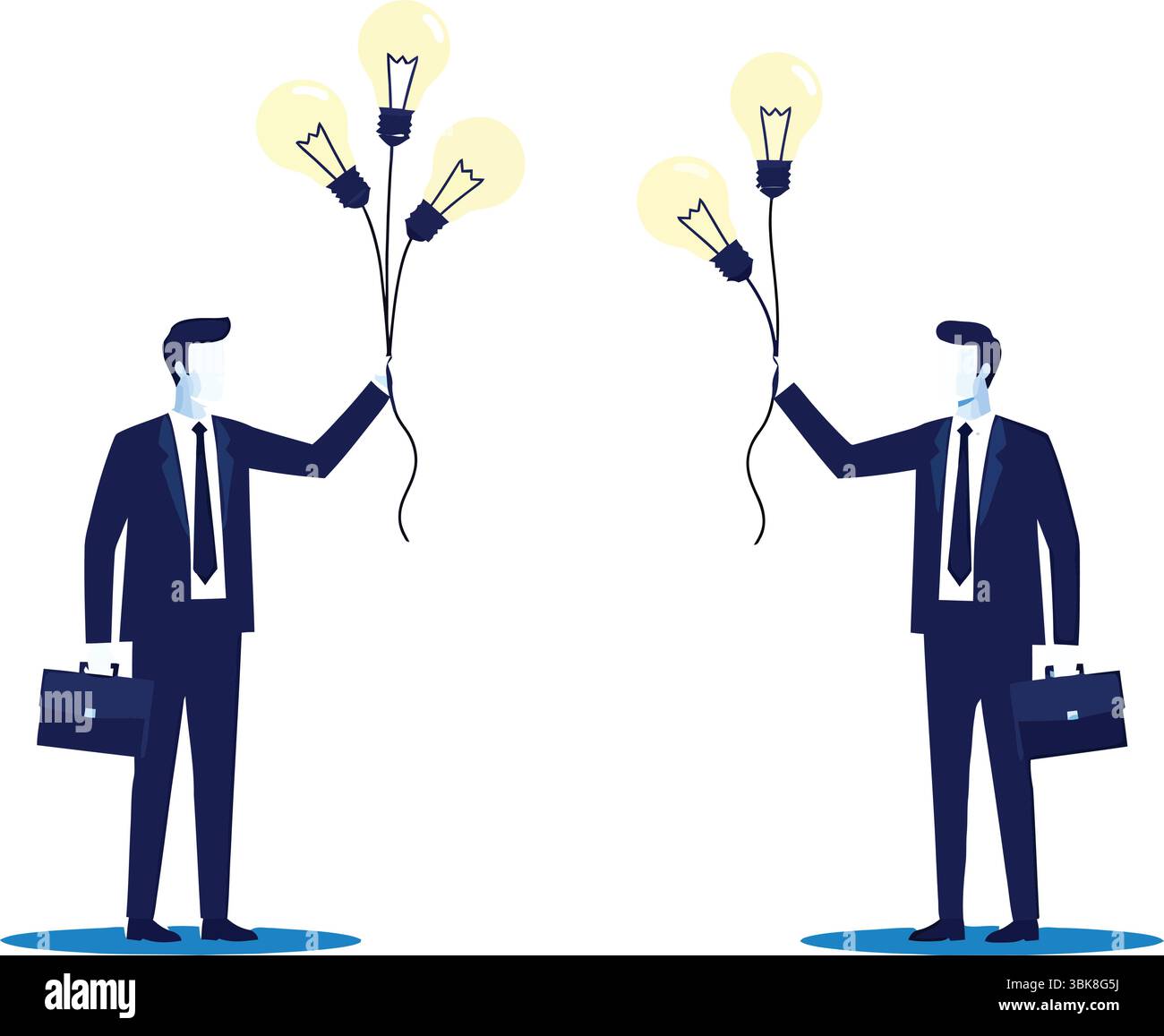 Profilo della riunione di lavoro con presentazione nella sala riunioni dell'ufficio Illustrazione Vettoriale