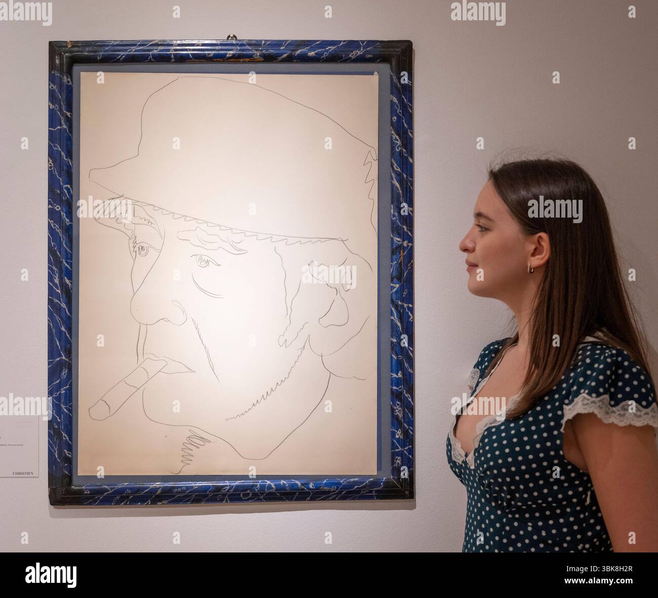 Christie's, Londra, Regno Unito. 19 giugno 2025. L'asta d'arte del dopoguerra fino ad oggi del 20/21 secolo si svolge il 26 giugno. Le opere principali includono: Andy Warhol, Man Ray, stima: £15.000-20.000. Crediti: Malcolm Park/Alamy Live News Foto Stock