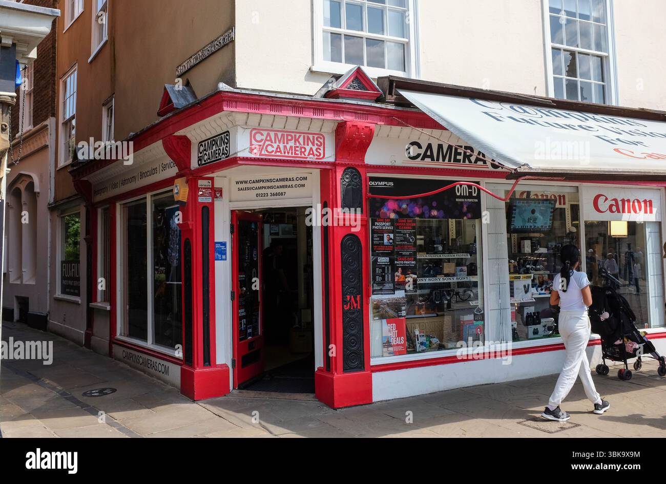 Cambridge Regno Unito giugno 2025 - Campkins camera Shop a Kings Parade : Foto Stock