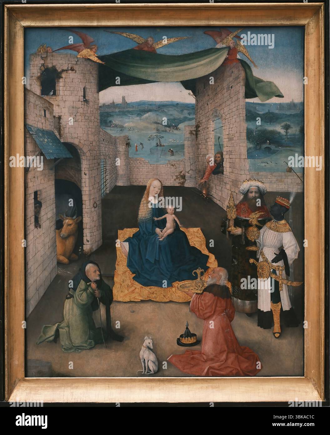 Circle of Jheronimus Bosch Adoration of the Magi - Metropolitan Museum of Art (The Met), New York City U.S.A Foto Stock Circle of Jheronimus Bosch Adoration of the Magi - Metropolitan Museum of Art (The Met), New York City U.S.A Foto Stock