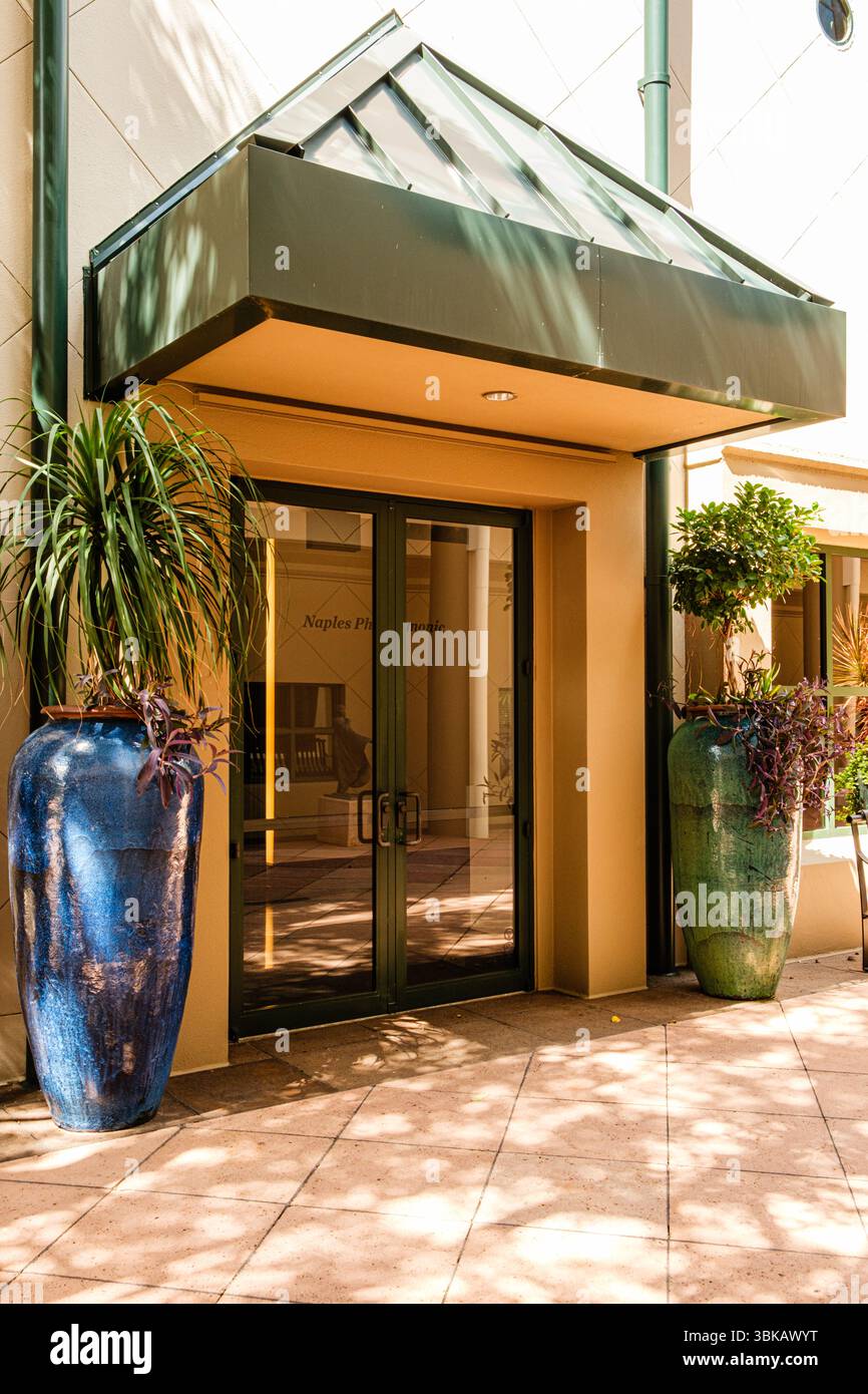Naples Philharmonic, Artis-Naples, Pelican Bay Boulevard, Naples, Florida Foto Stock