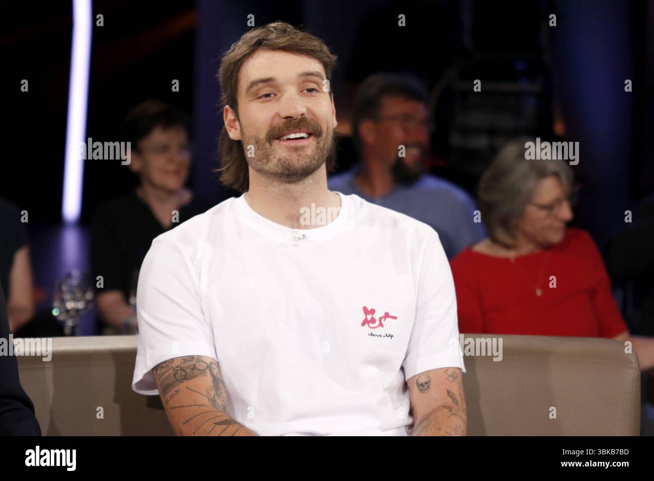 Rick Zabel, sportivo, ciclista, ospite del programma televisivo NDR Talk Show presso gli studi NDR di Amburgo, Germania, Europa Foto Stock