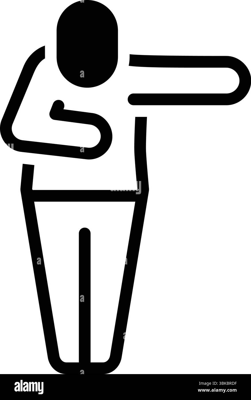 Icona per ringraziarla, gratitudine Illustrazione Vettoriale