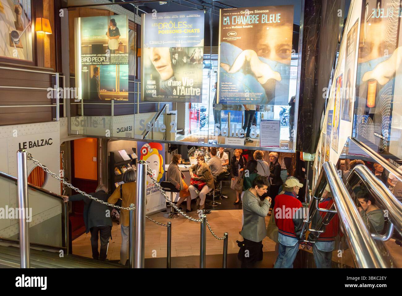 Parigi, Francia, persone all'interno, hall, cinema francese, "le Balzac", "Champs Élysées Film Festival » Foto Stock