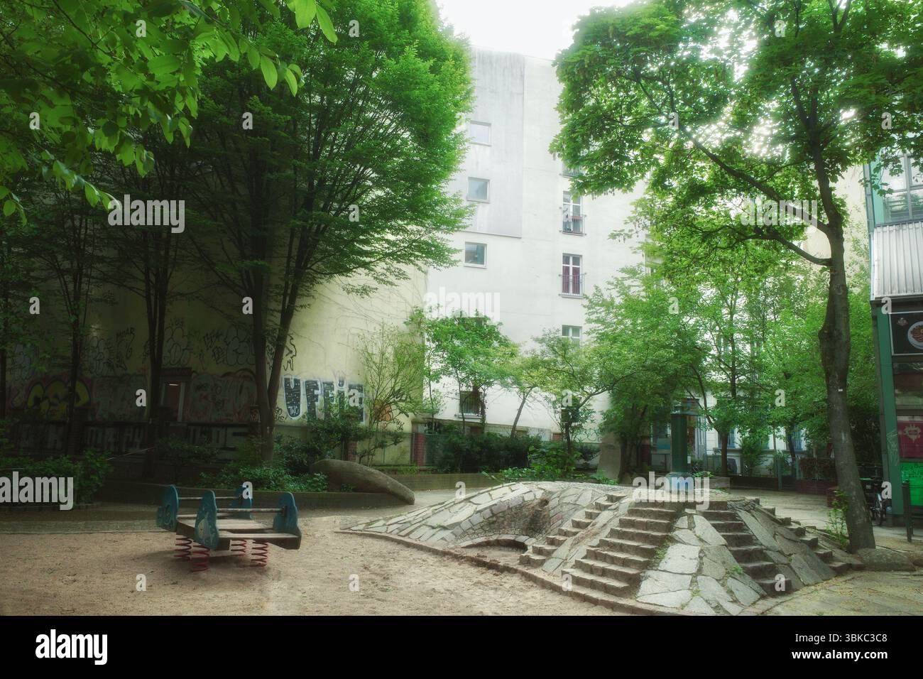 Parco per bambini a Berlino Foto Stock
