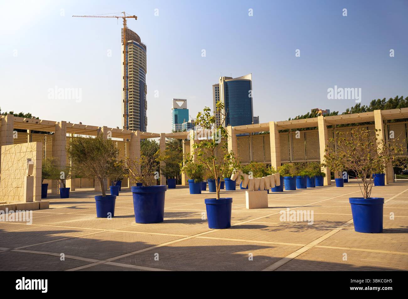 Bahrain National Museum Outdoor Exhibit area di Manama Foto Stock