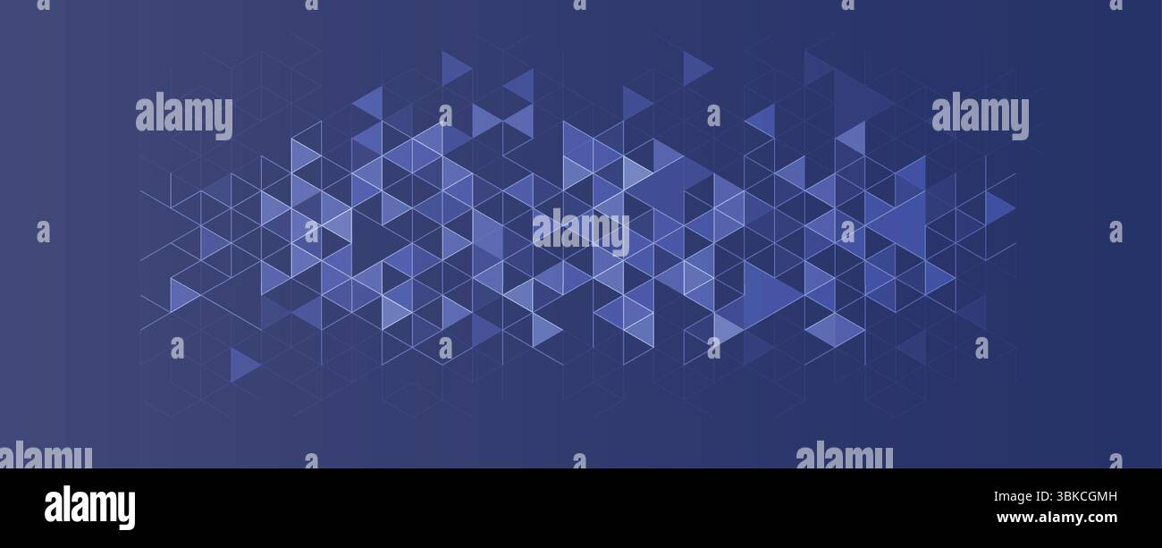 Tecnologia astratta esagono e poligono sfondo per presentazione e altri progetti Illustrazione Vettoriale